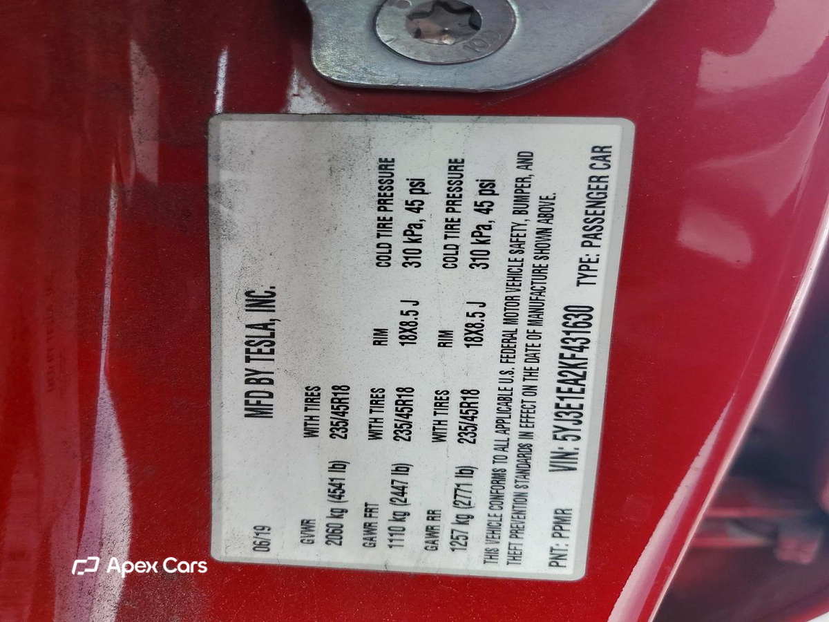 Tesla Model 3 2019