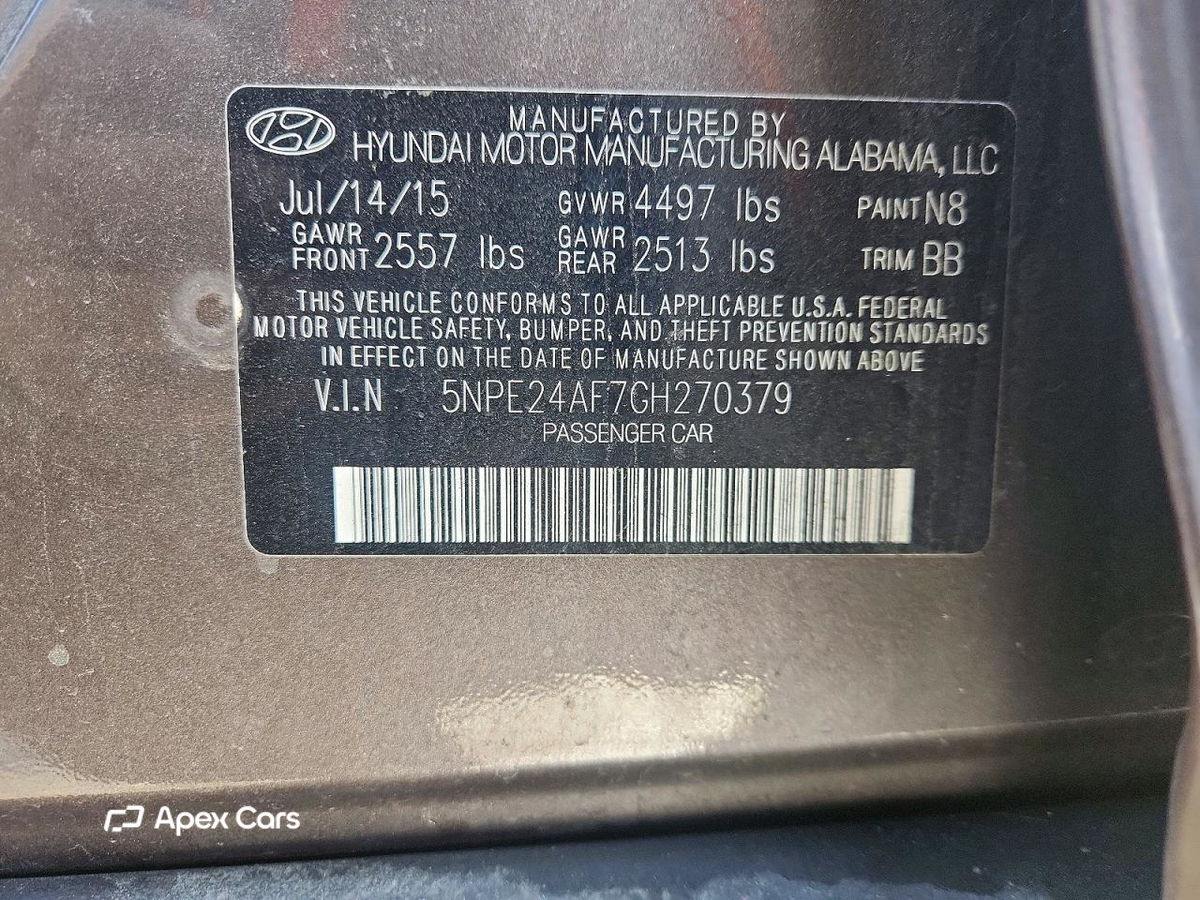 Hyundai Sonata 2016
