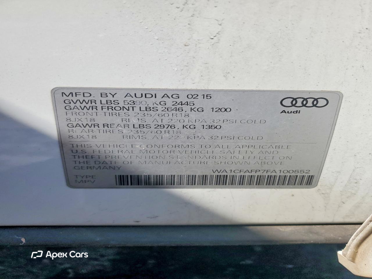 Audi Q5 2015