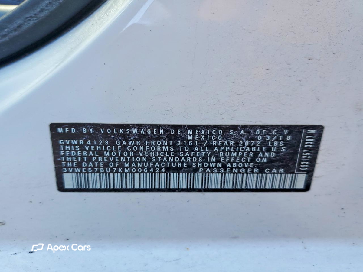 Volkswagen Jetta 2019