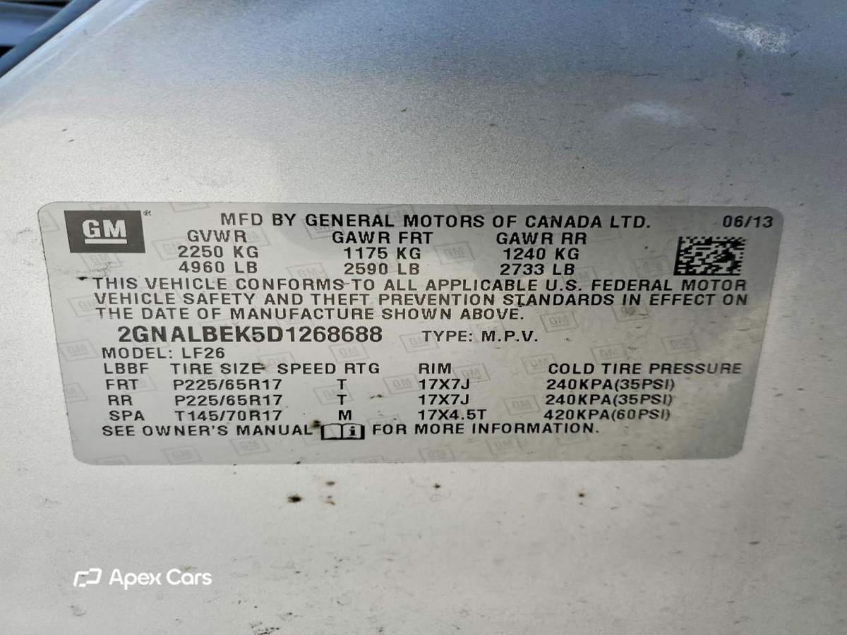 Chevrolet Equinox 2013