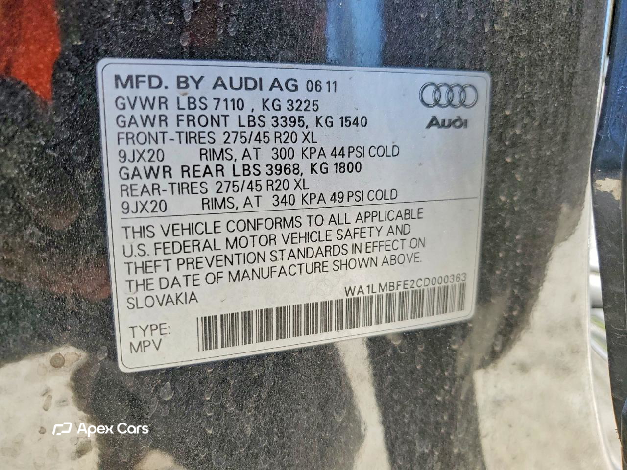 Audi Q7 2012