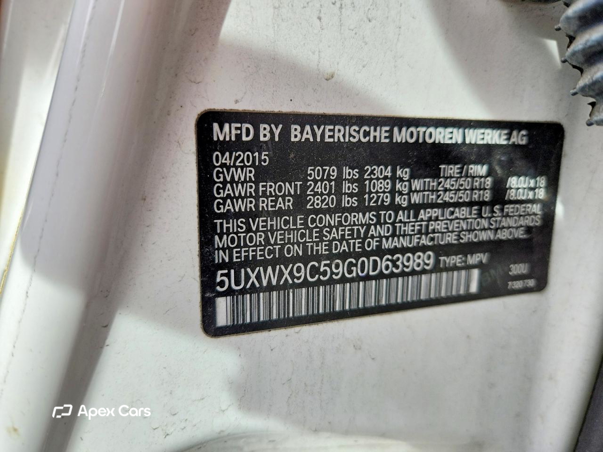 BMW X3 2016