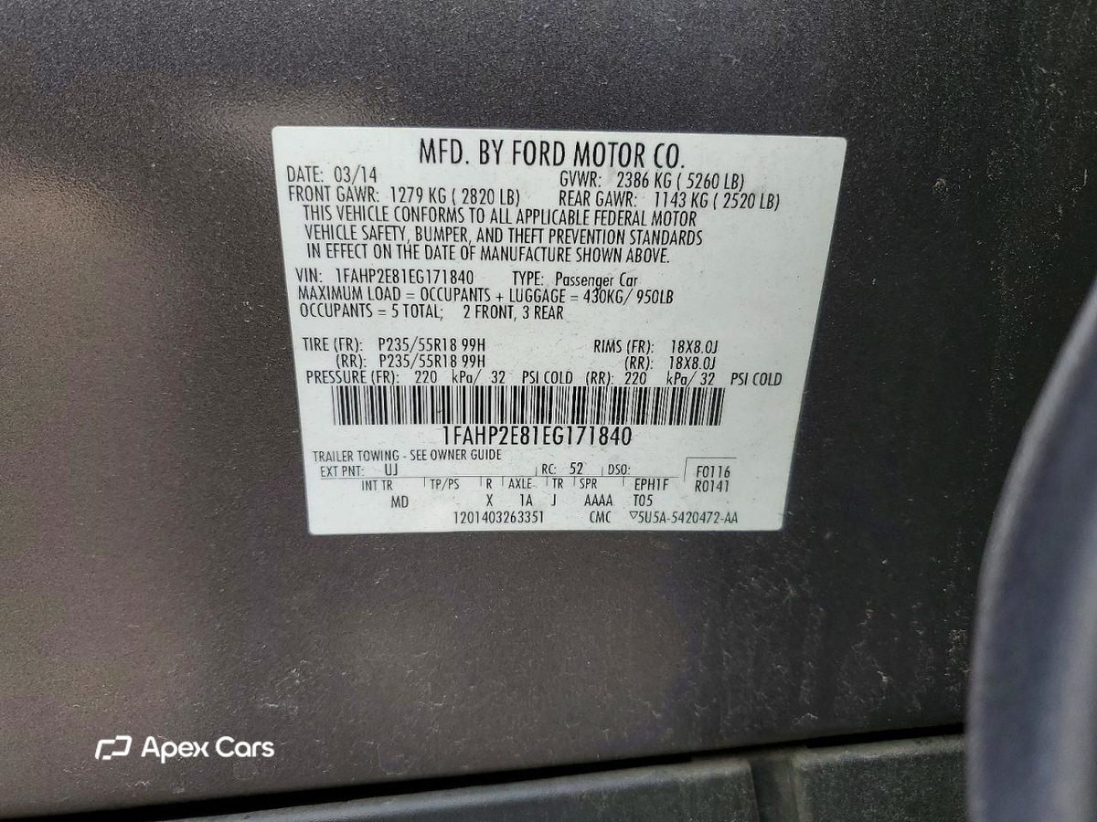 Ford Taurus 2014