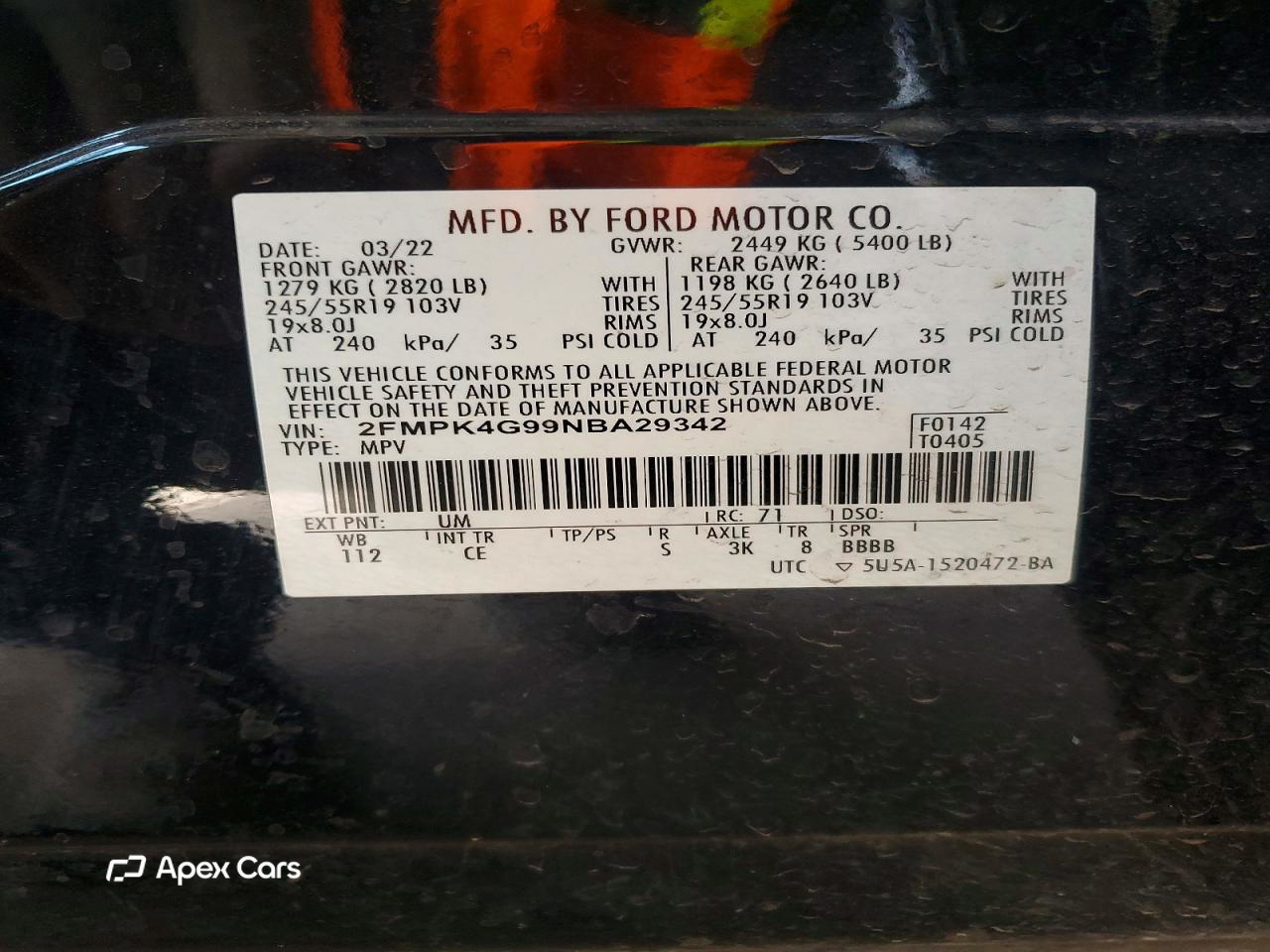 Ford Edge 2022