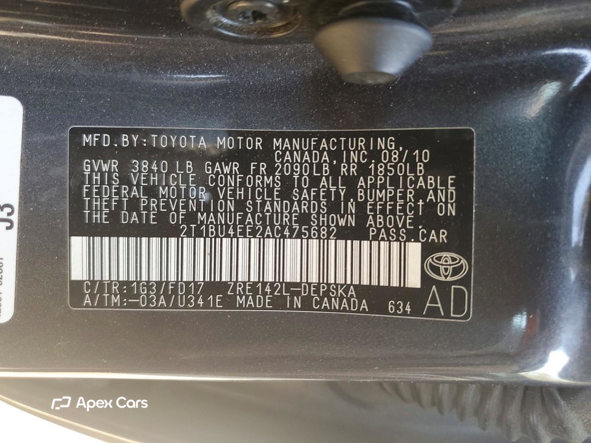 Toyota Corolla 2010