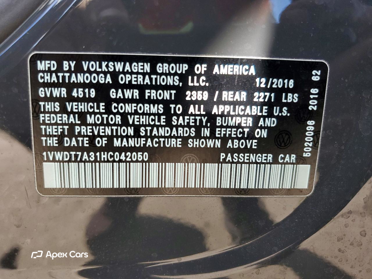 Volkswagen Passat 2017
