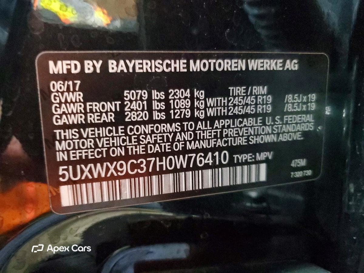 BMW X3 2017