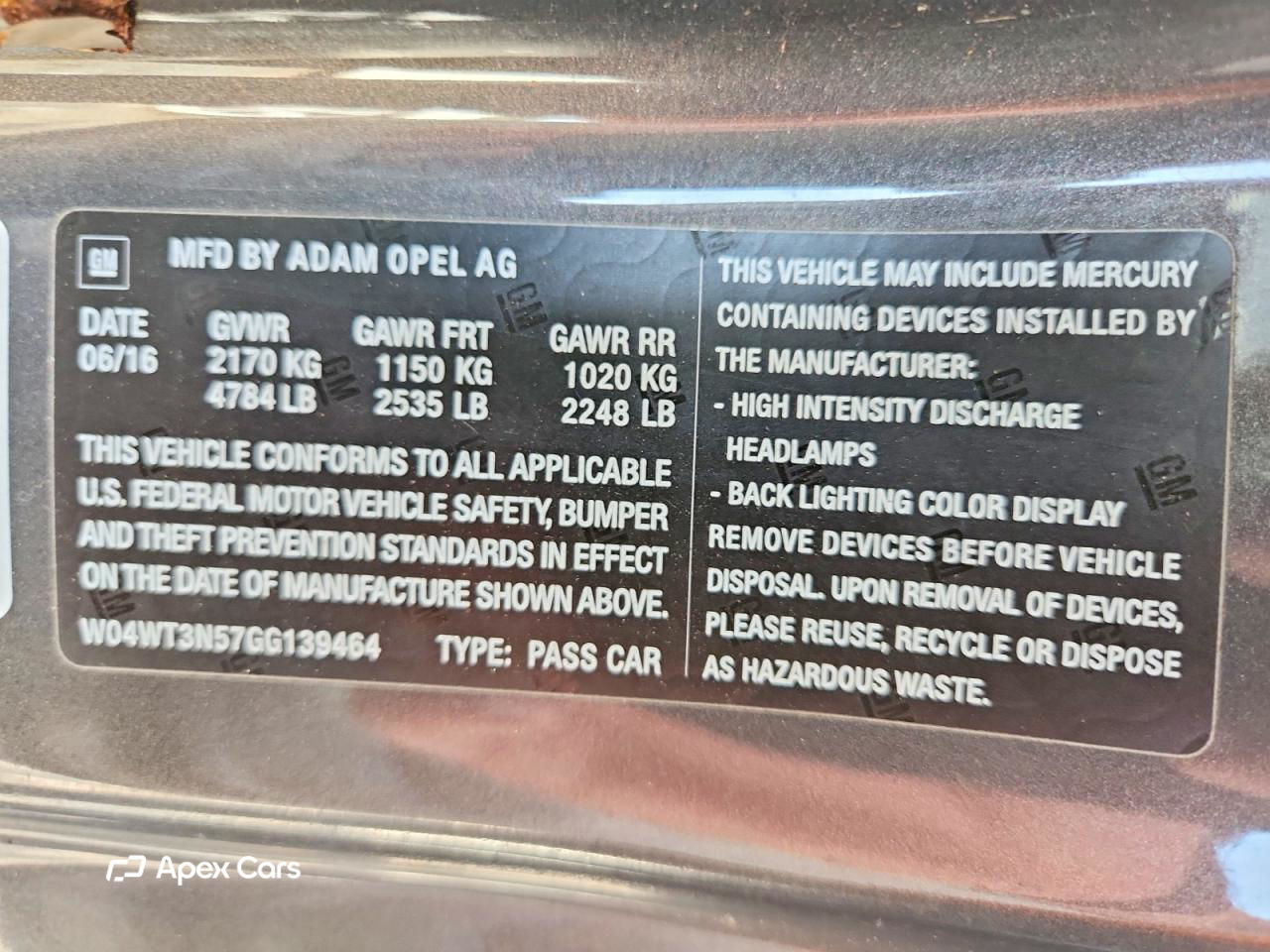 Buick Cascada 2016