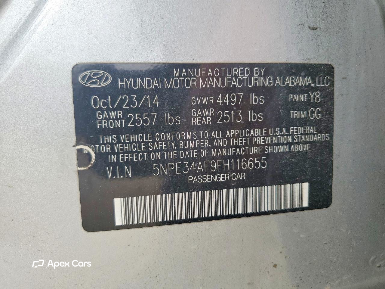 Hyundai Sonata 2015