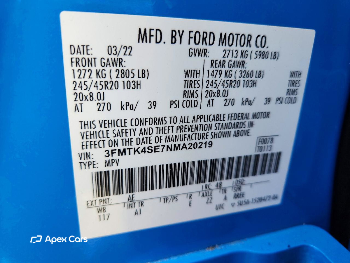 Ford Mustang 2022
