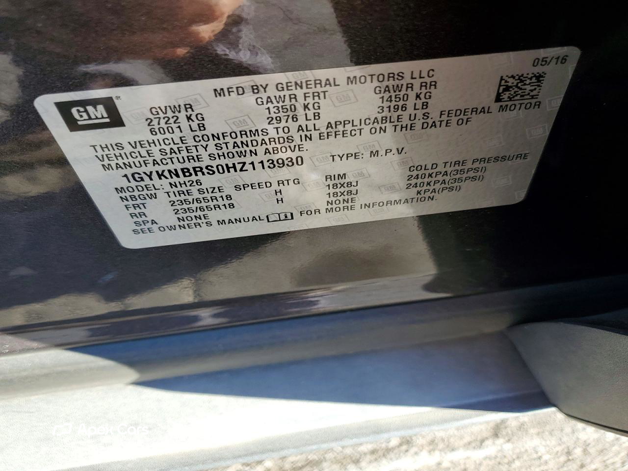 Cadillac XT5 2017