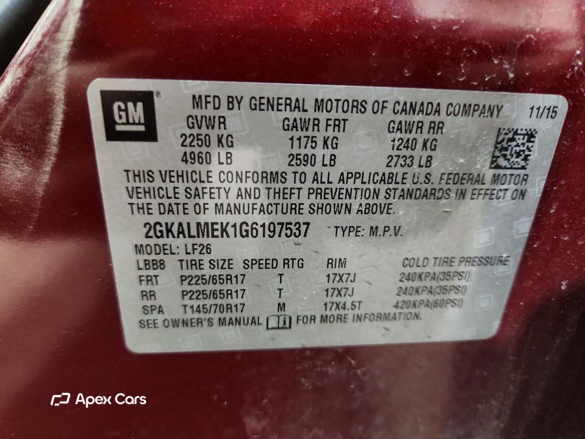 GMC Terrain 2016