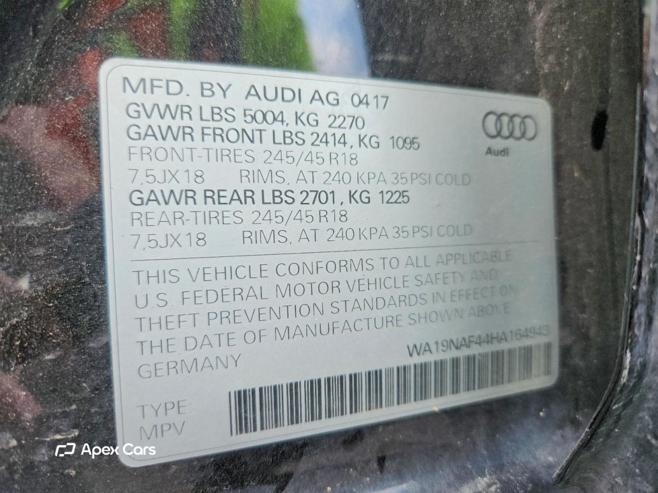 Audi A4 2017