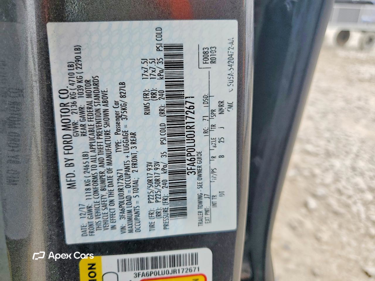 Ford Fusion 2018