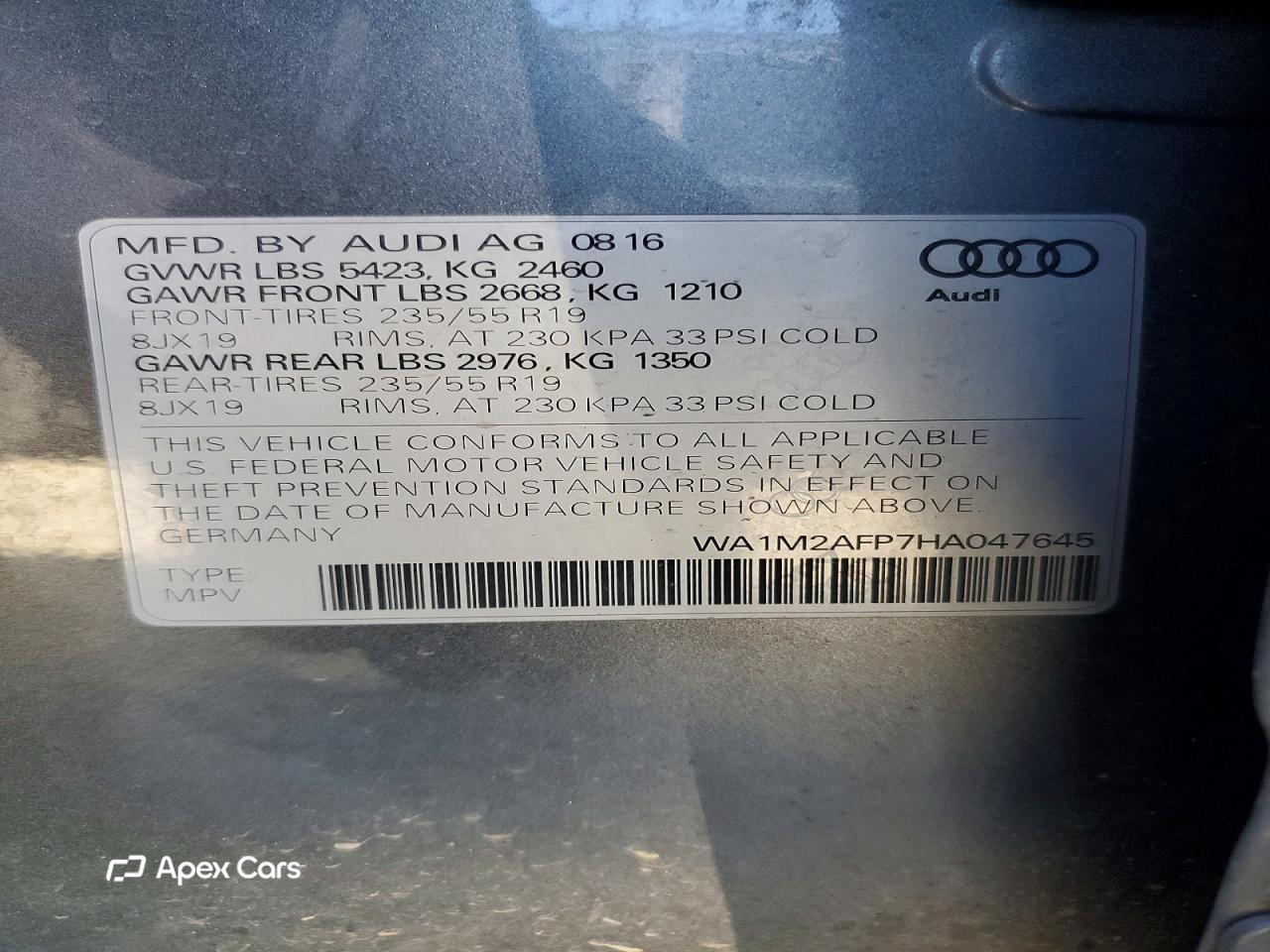 Audi Q5 2017
