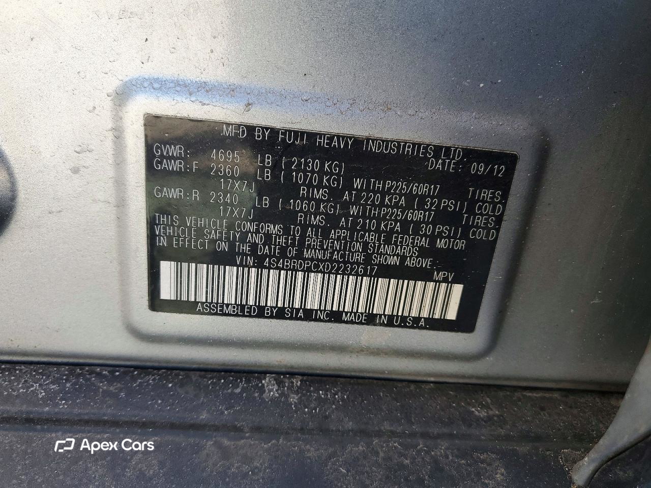 Subaru Outback 2013