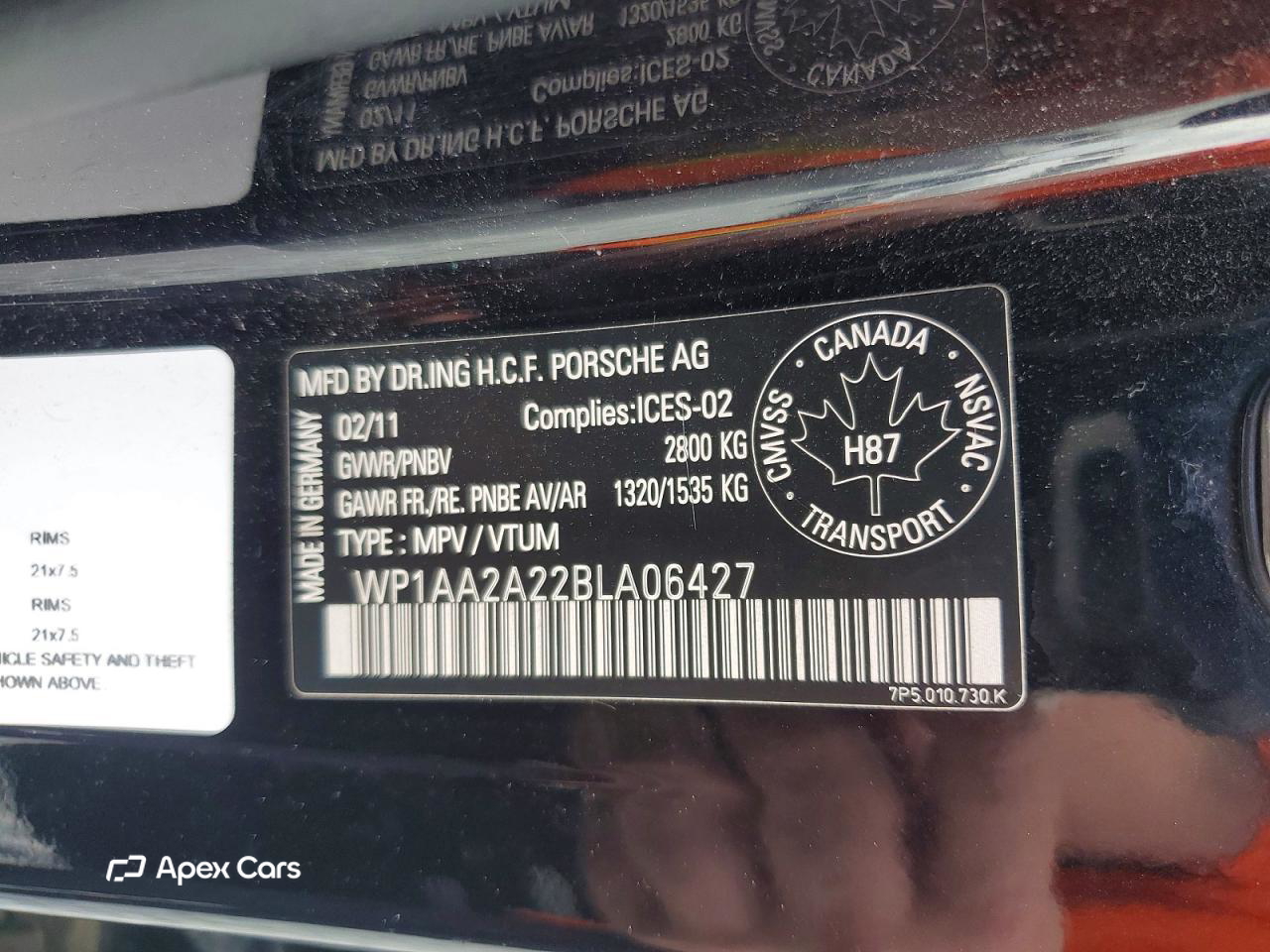 Porsche Cayenne 2011