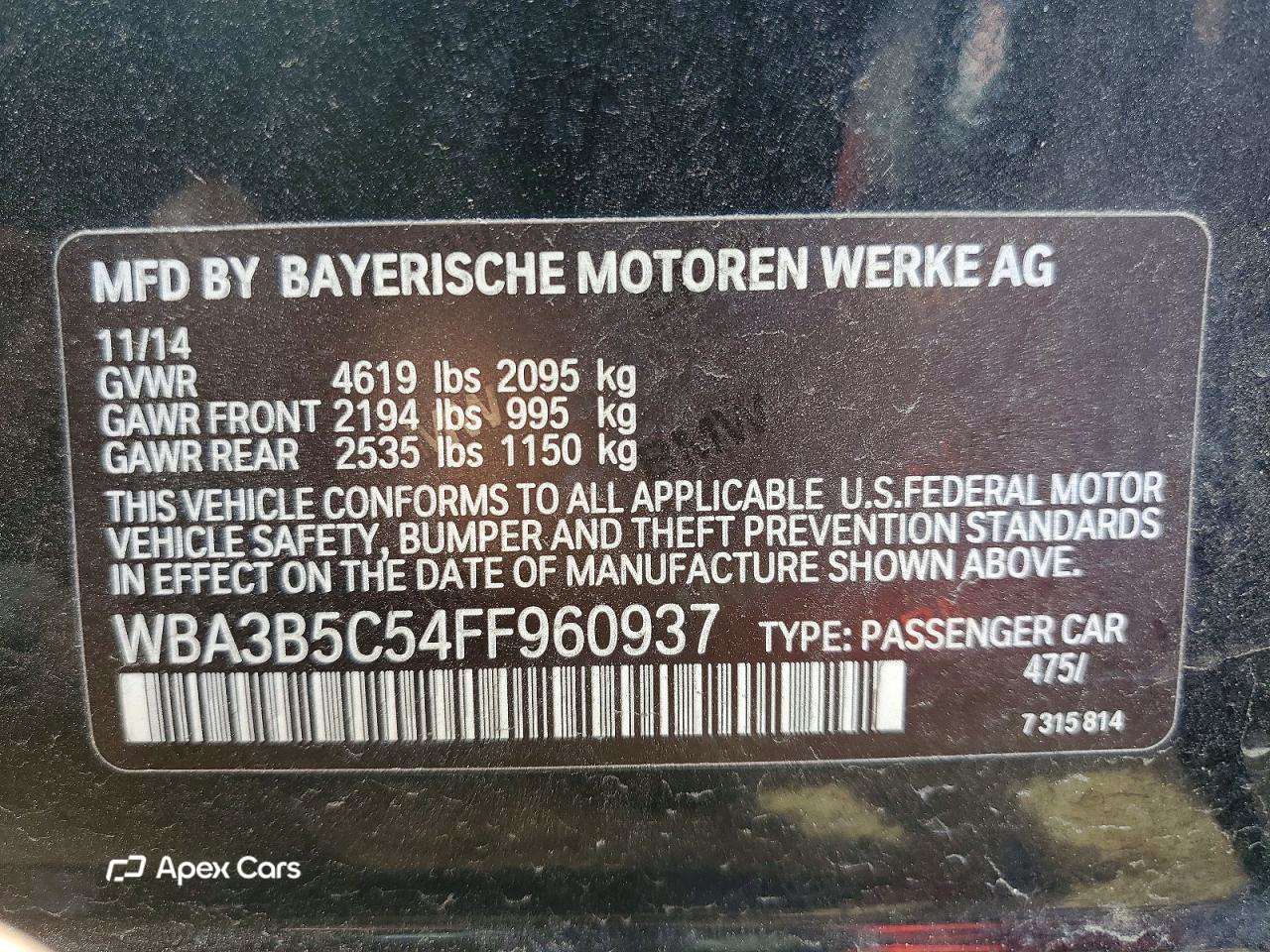 BMW Series 3 2015