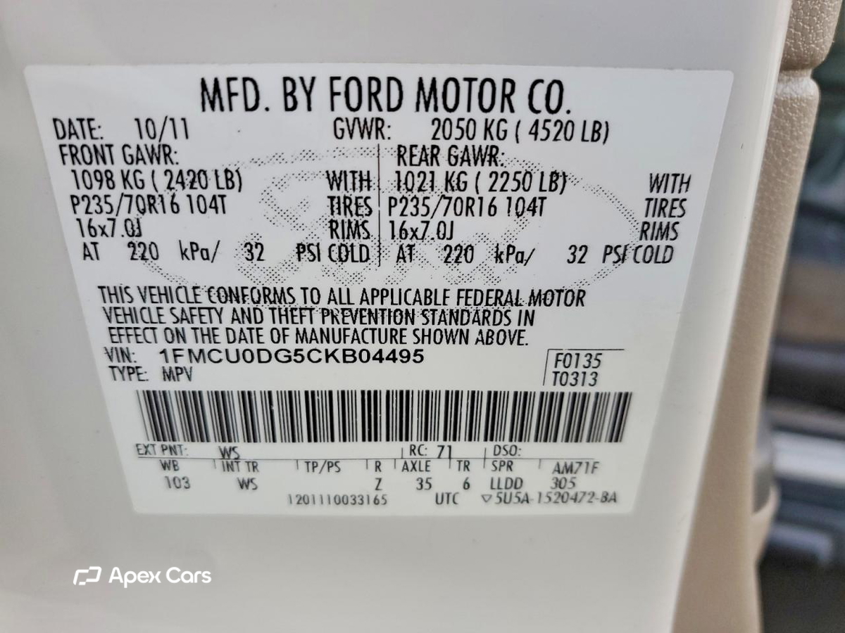 Ford Escape 2012