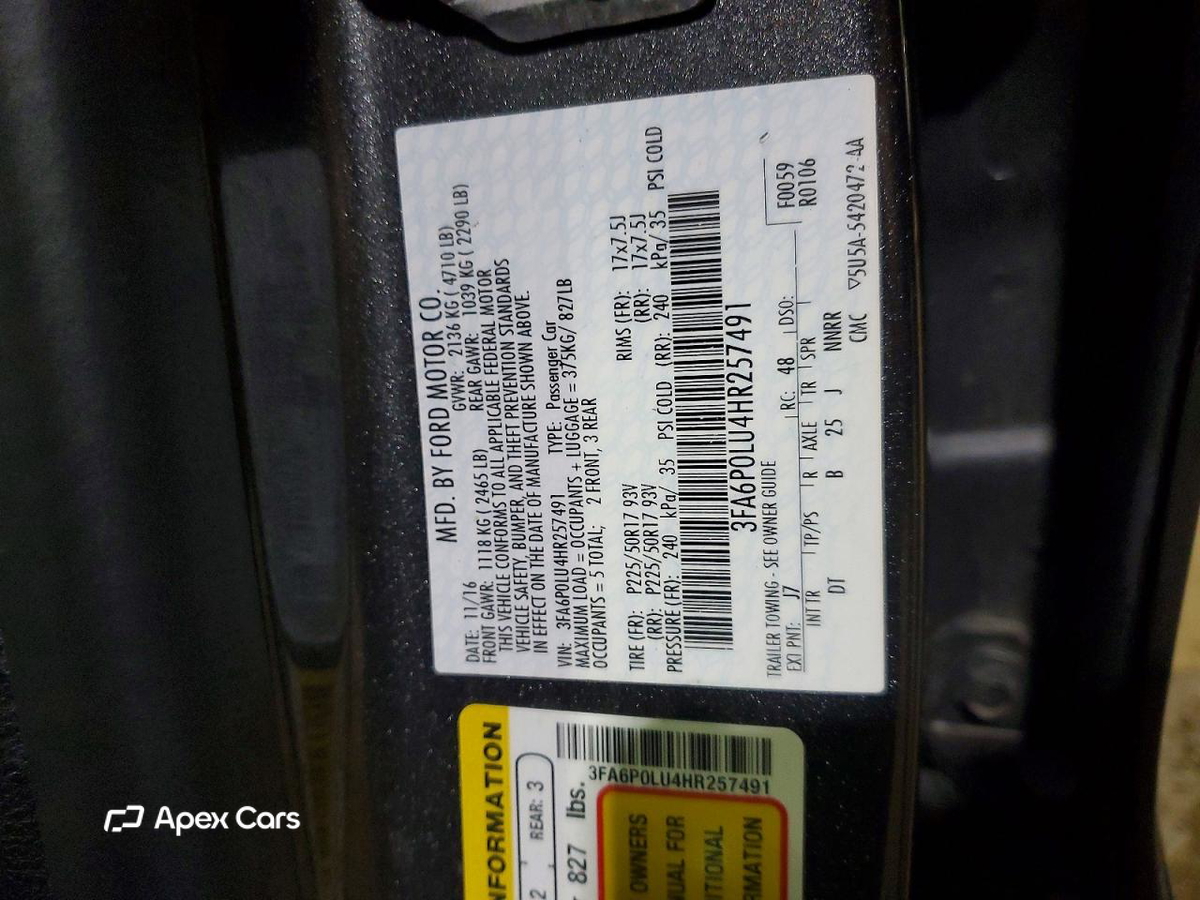 Ford Fusion 2017
