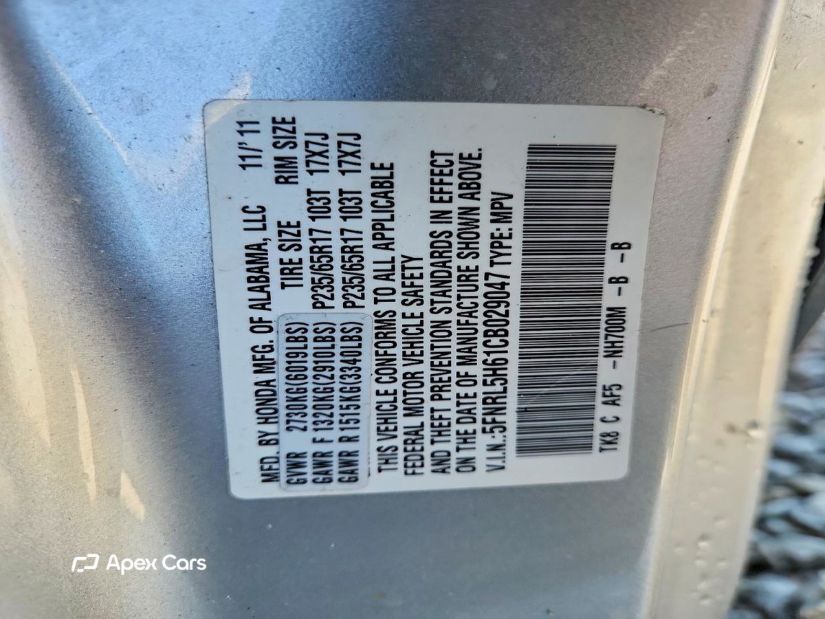 Honda Odyssey 2012