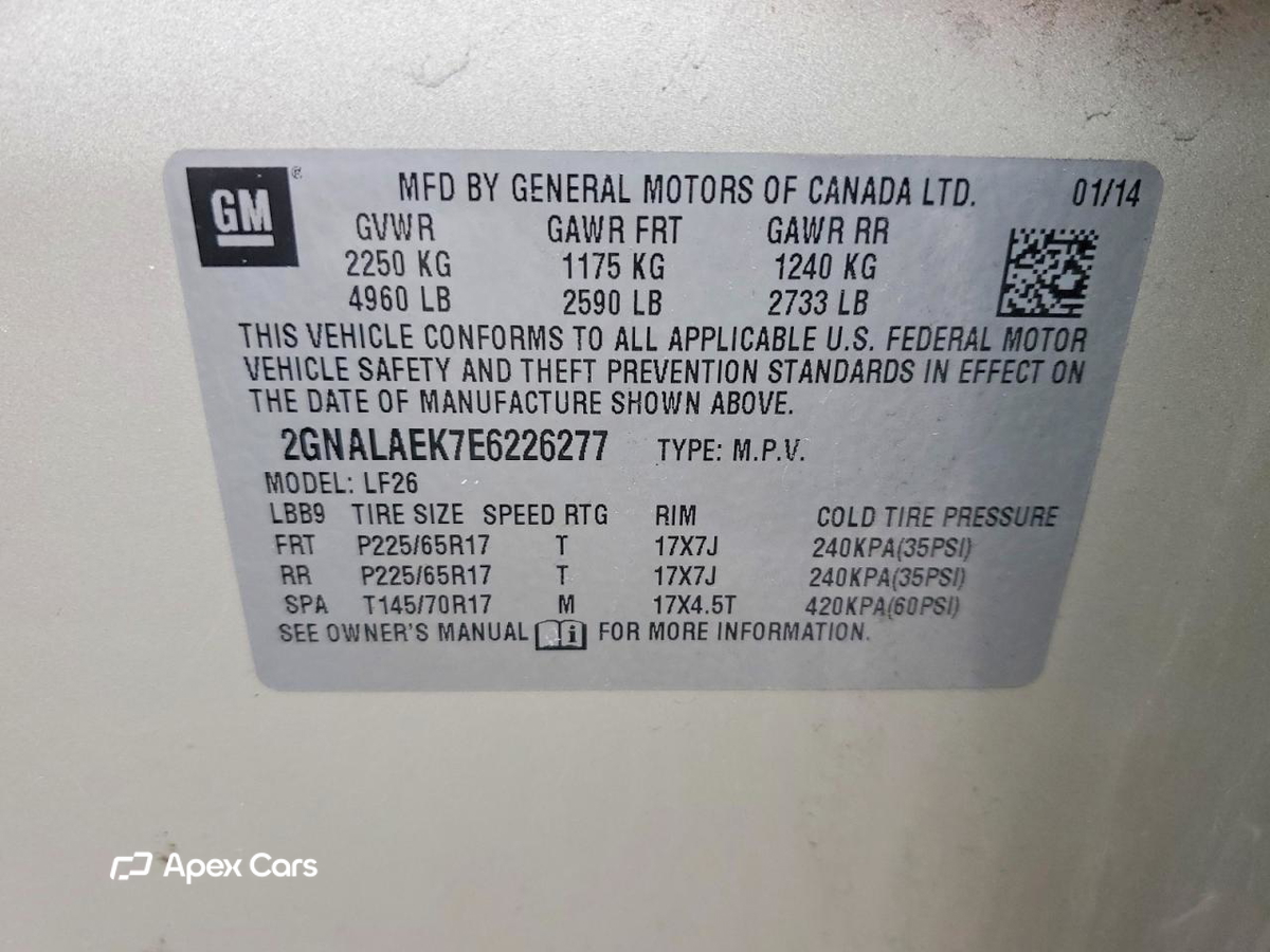 Chevrolet Equinox 2014