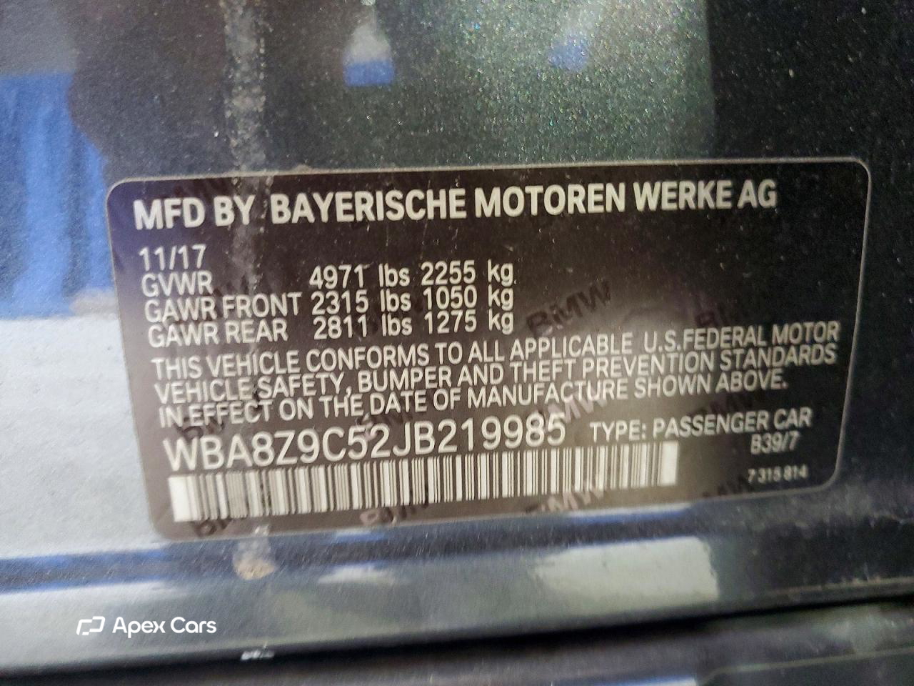 BMW Series 3 2018