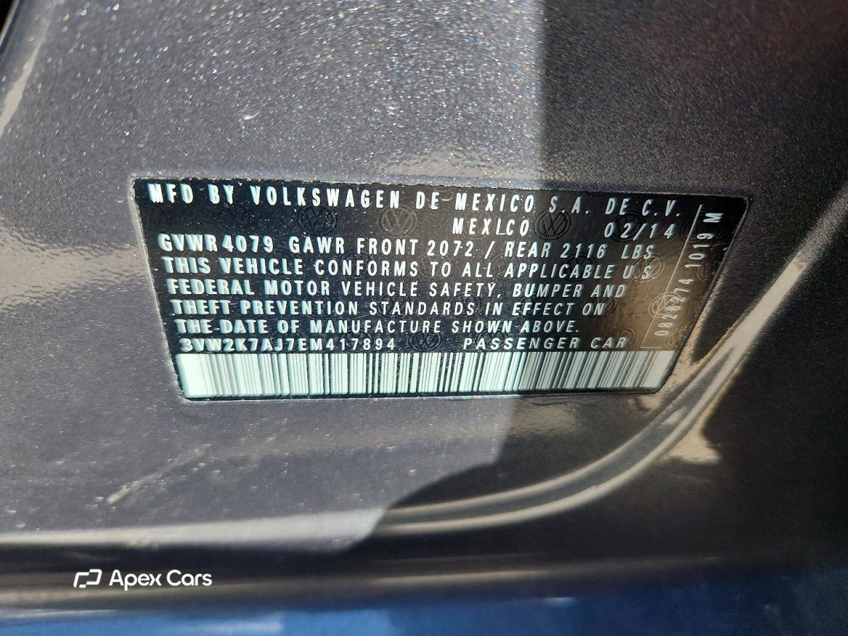 Volkswagen Jetta 2014