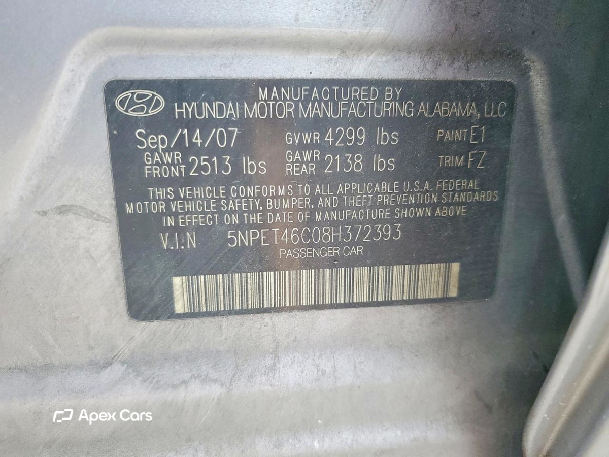 Hyundai Sonata 2008