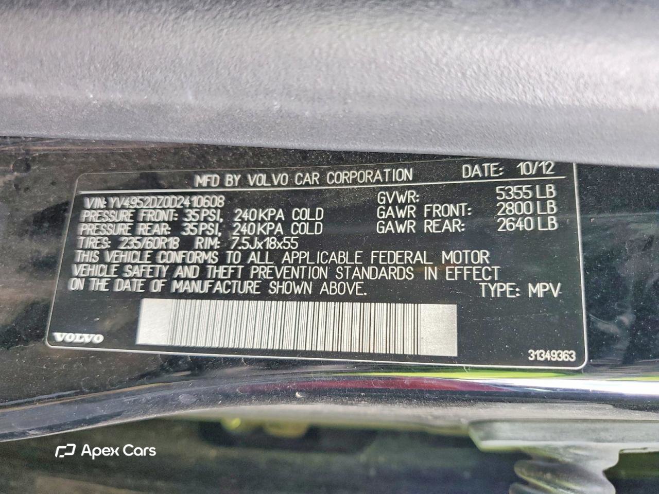 Volvo XC60 2013