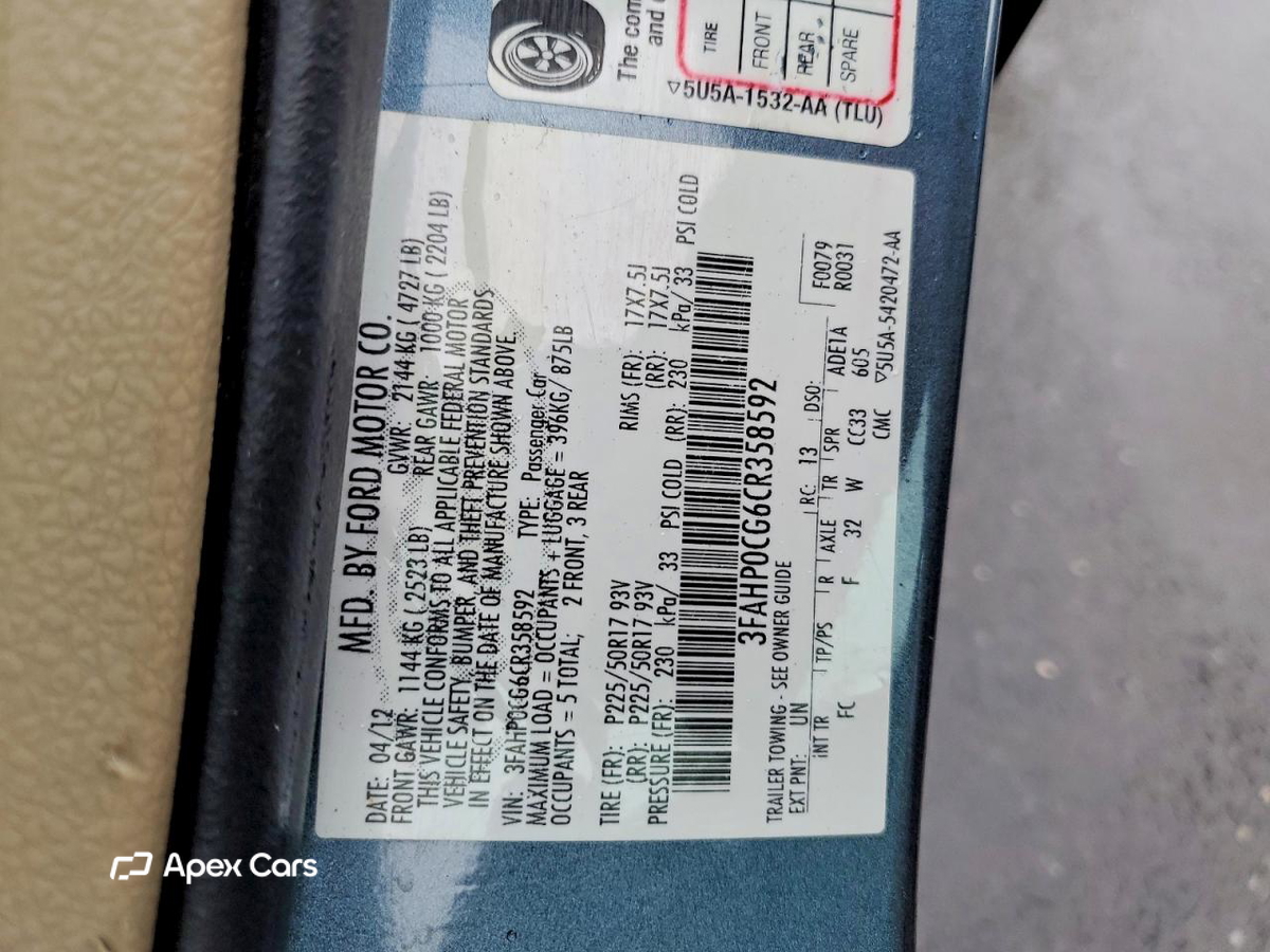 Ford Fusion 2012