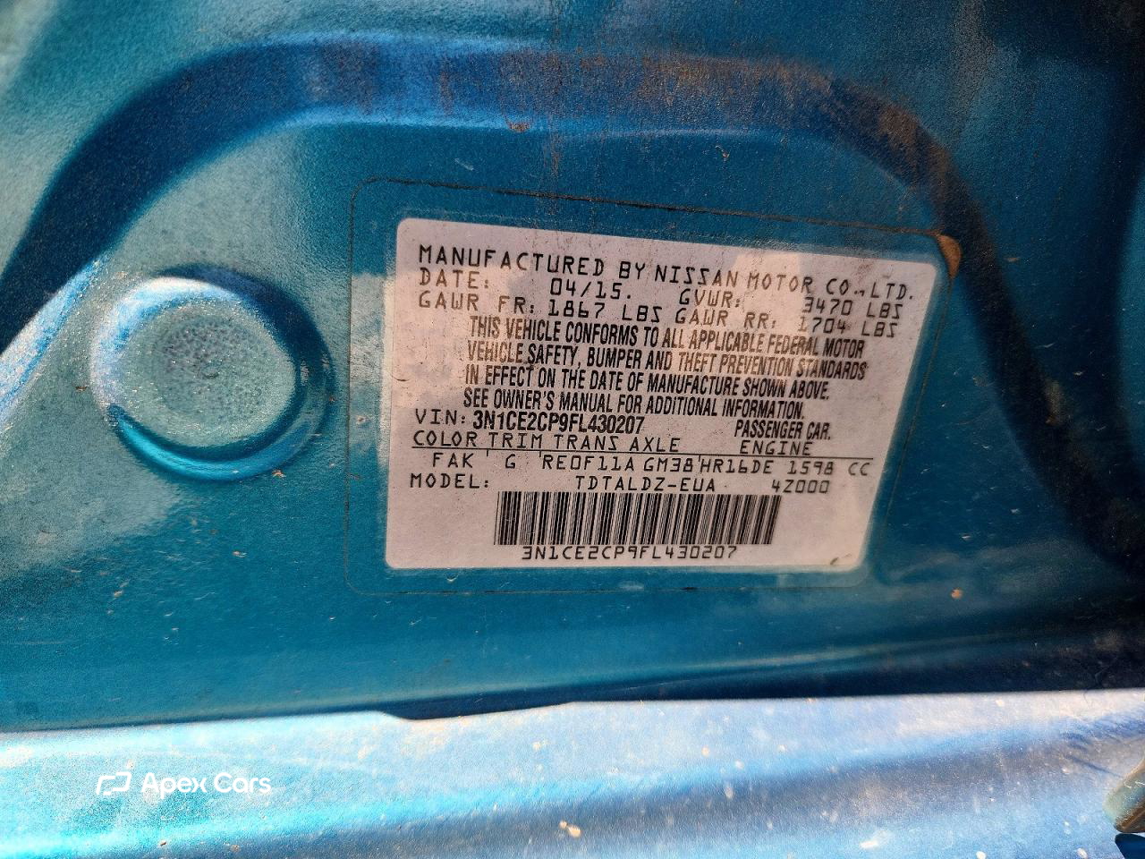 Nissan Versa 2015