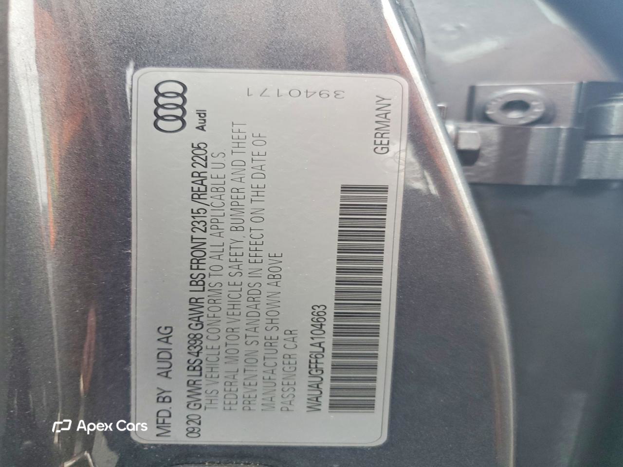 Audi A3 2020
