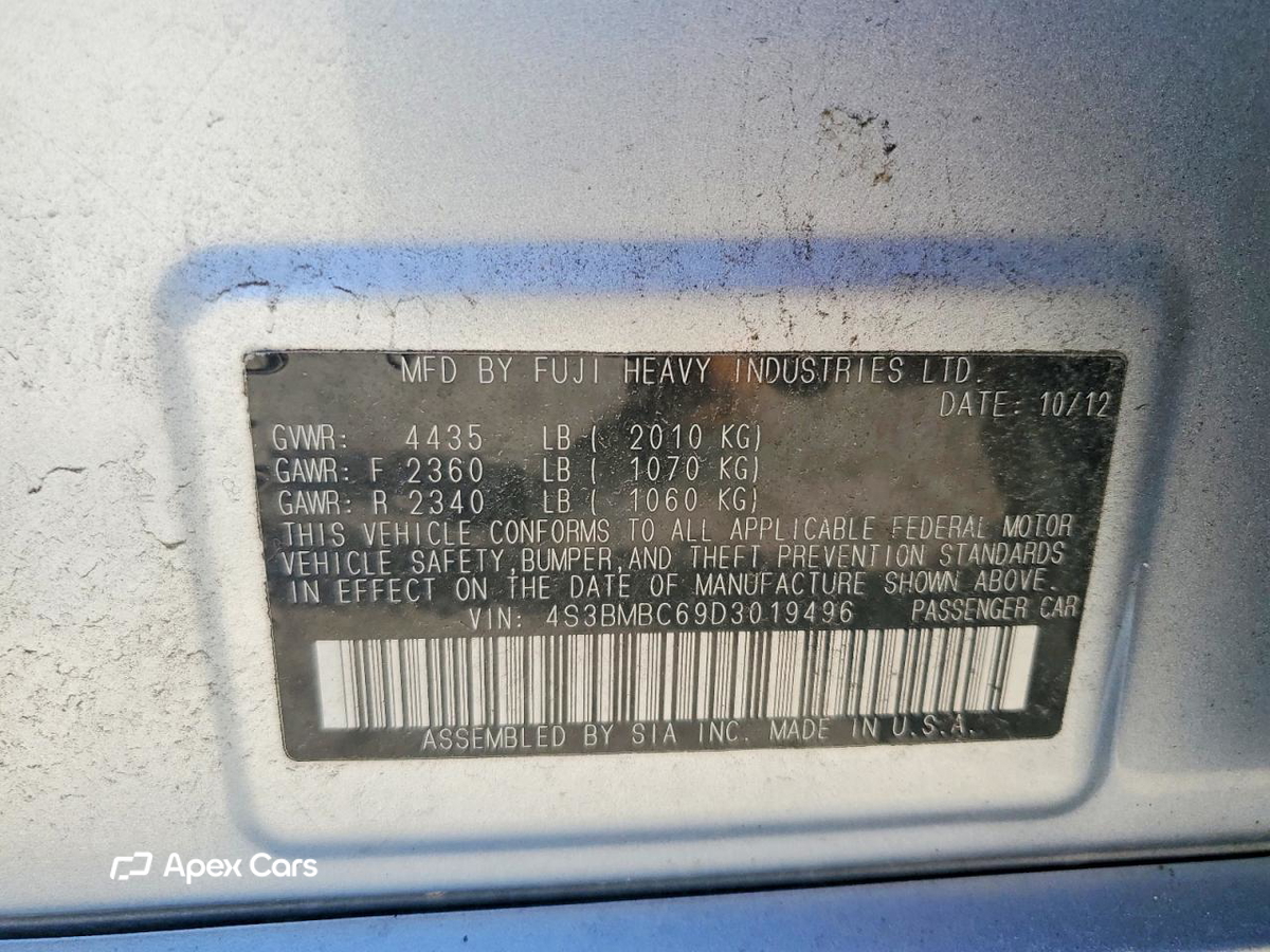 Subaru Legacy 2013
