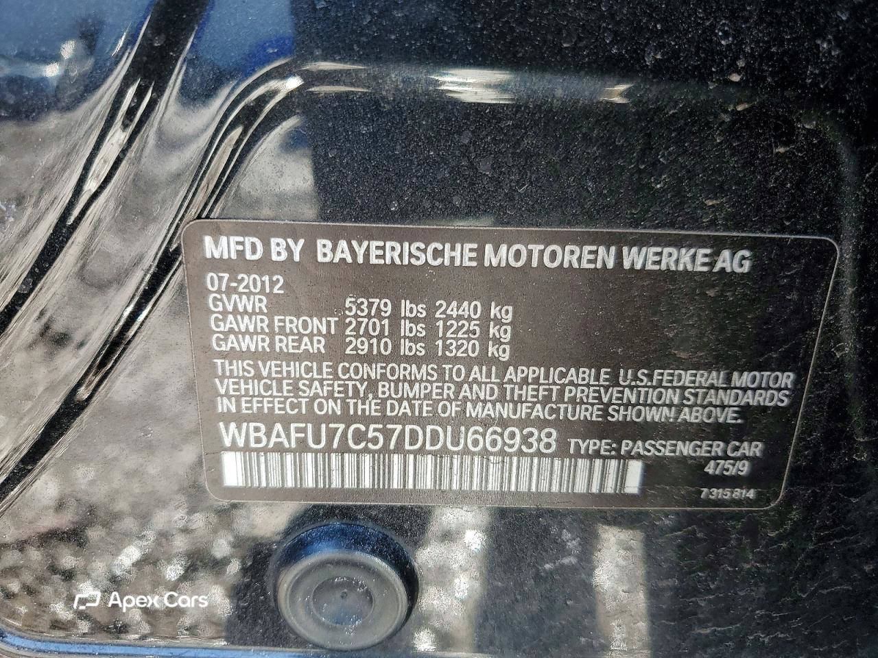 BMW Series 5 2013