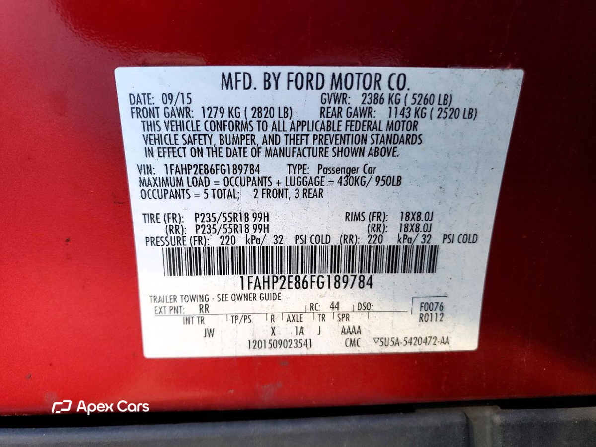 Ford Taurus 2015
