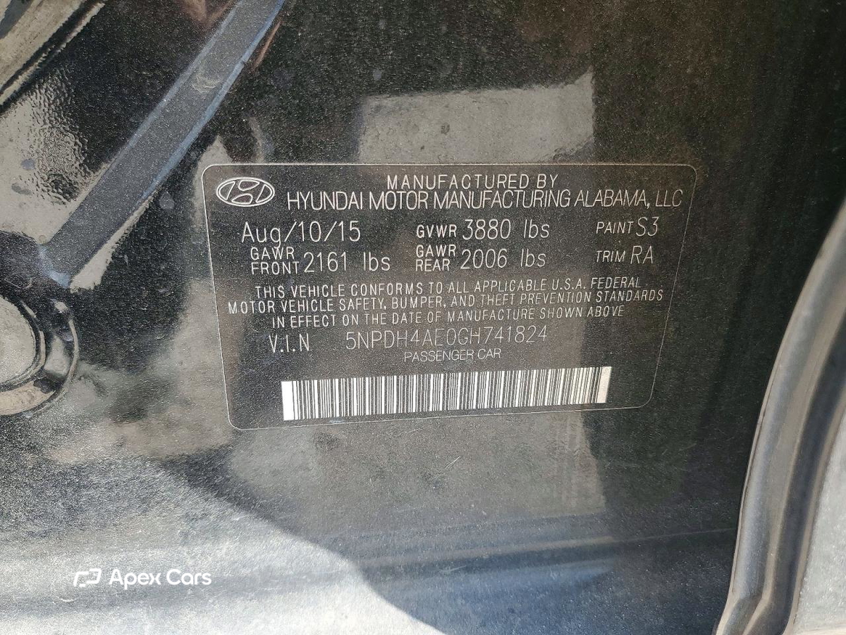 Hyundai Elantra 2016