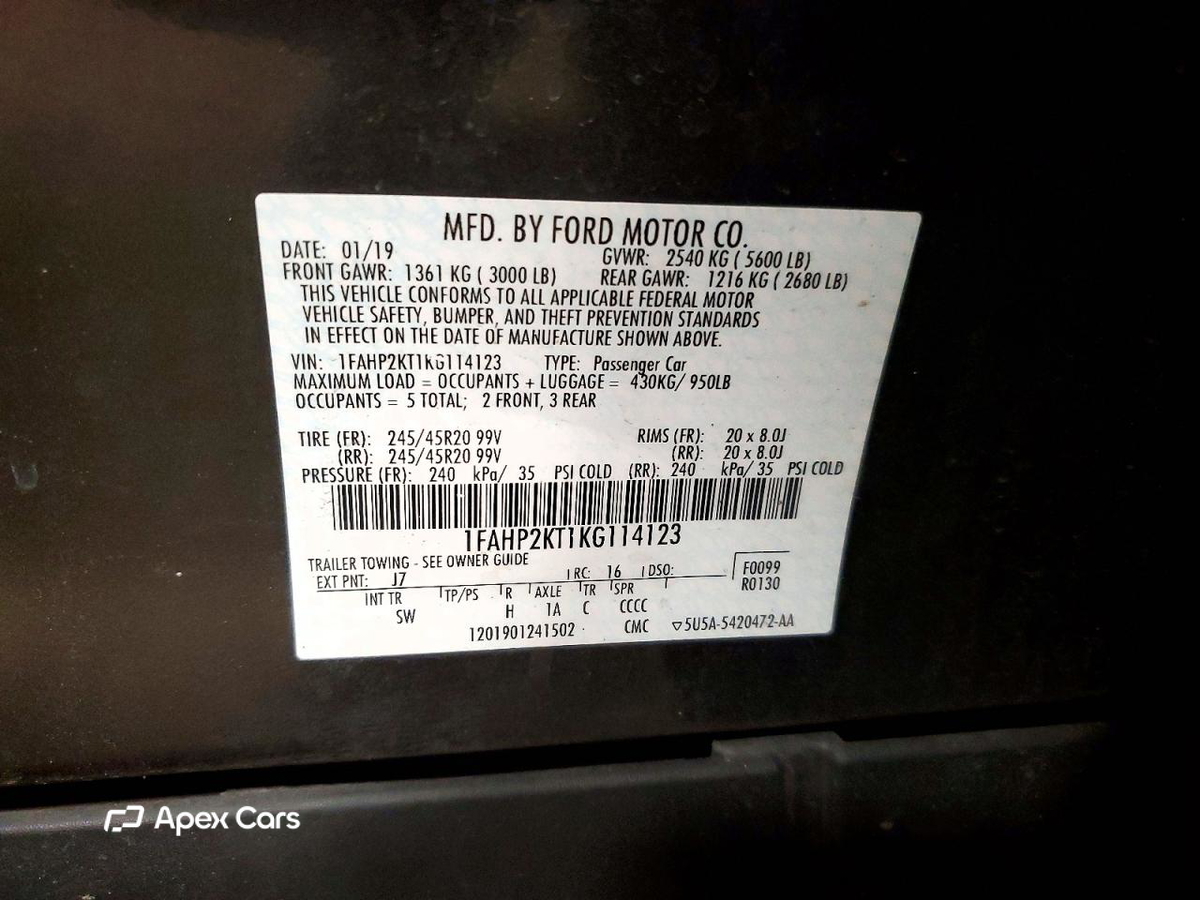 Ford Taurus 2019