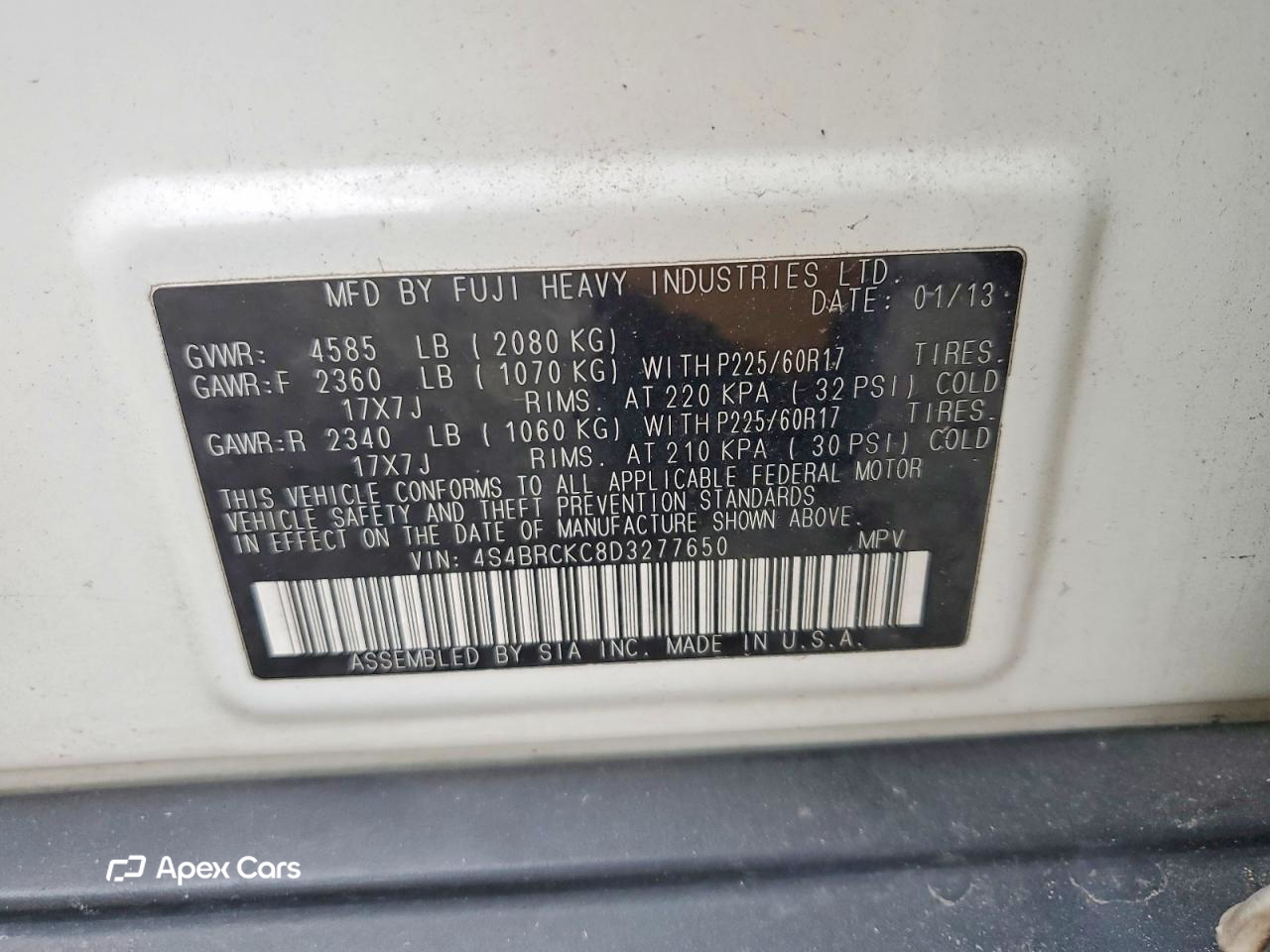 Subaru Outback 2013