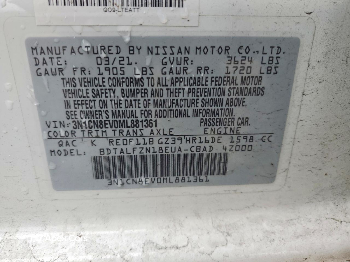 Nissan Versa 2021