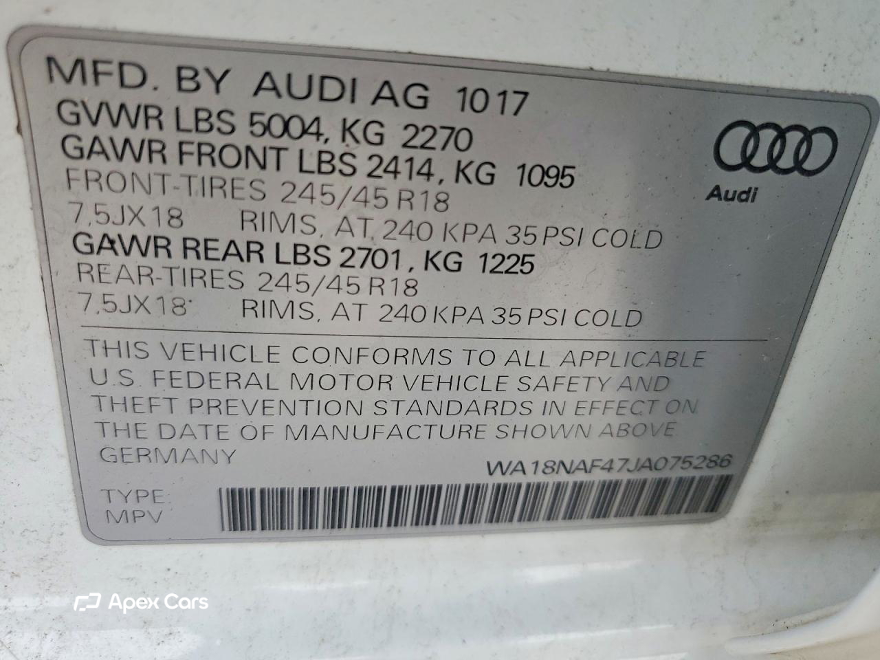 Audi A4 2018