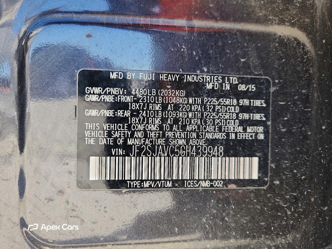 Subaru Forester 2016