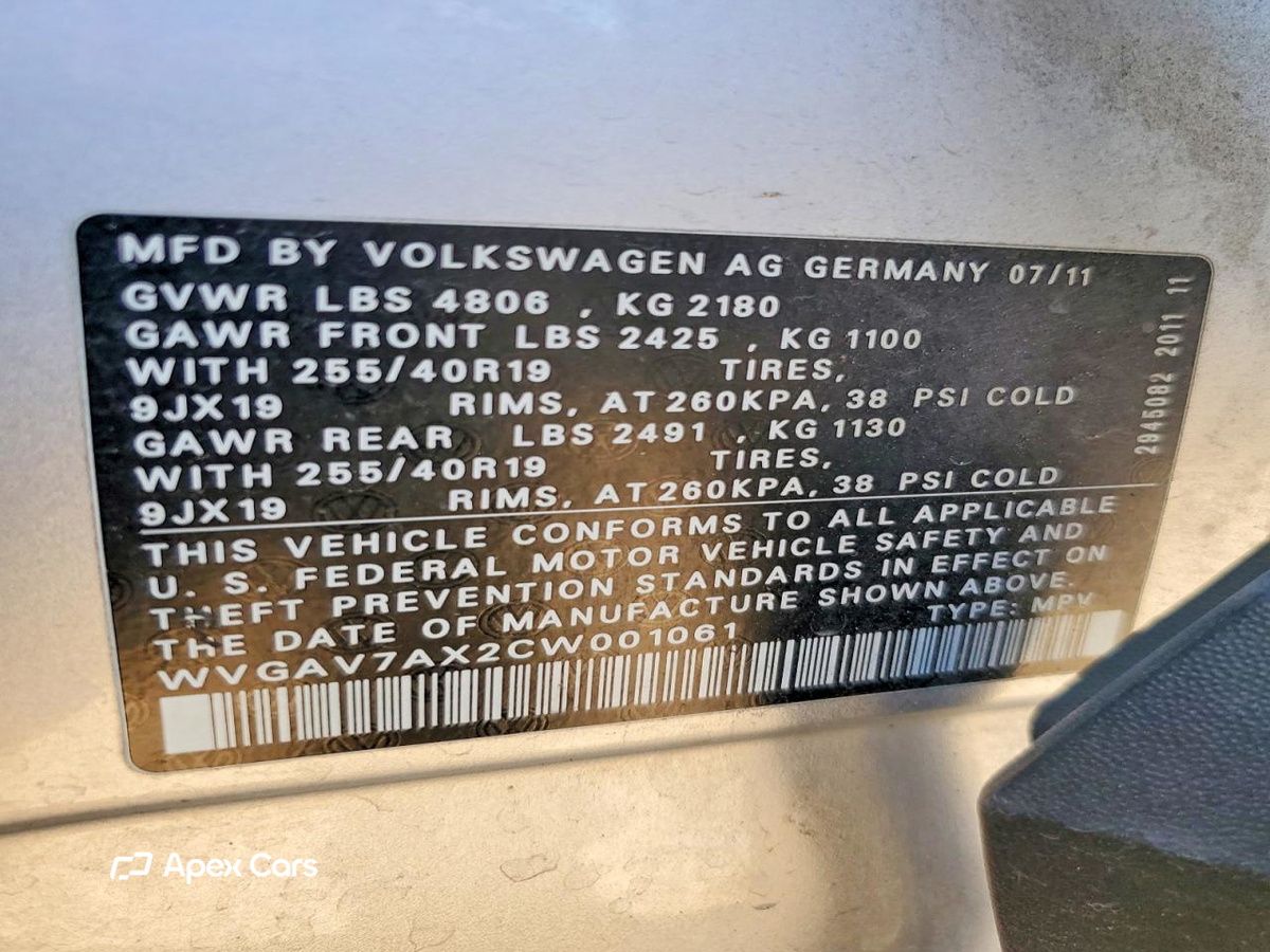 Volkswagen Tiguan 2012