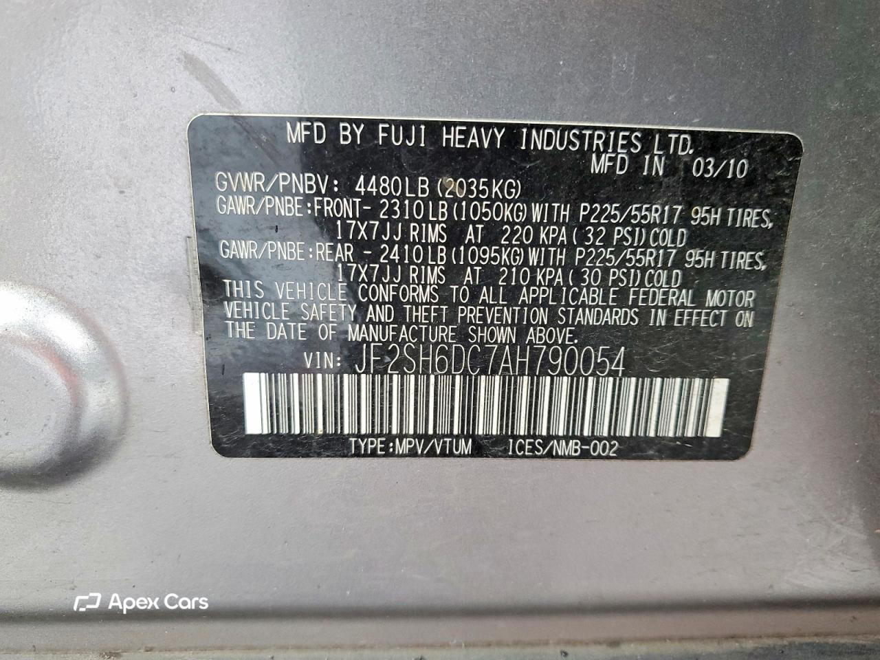 Subaru Forester 2010