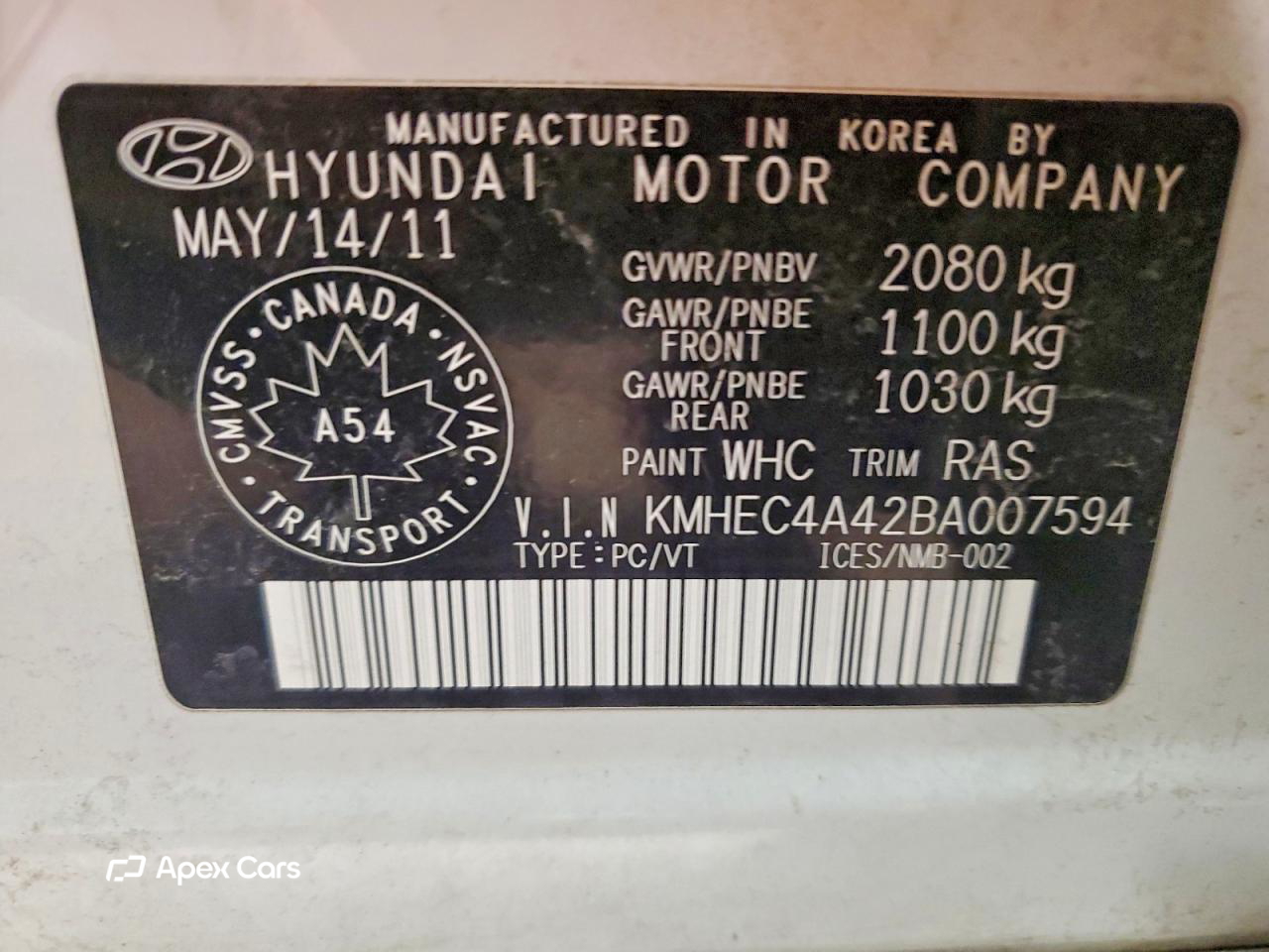 Hyundai Sonata 2011