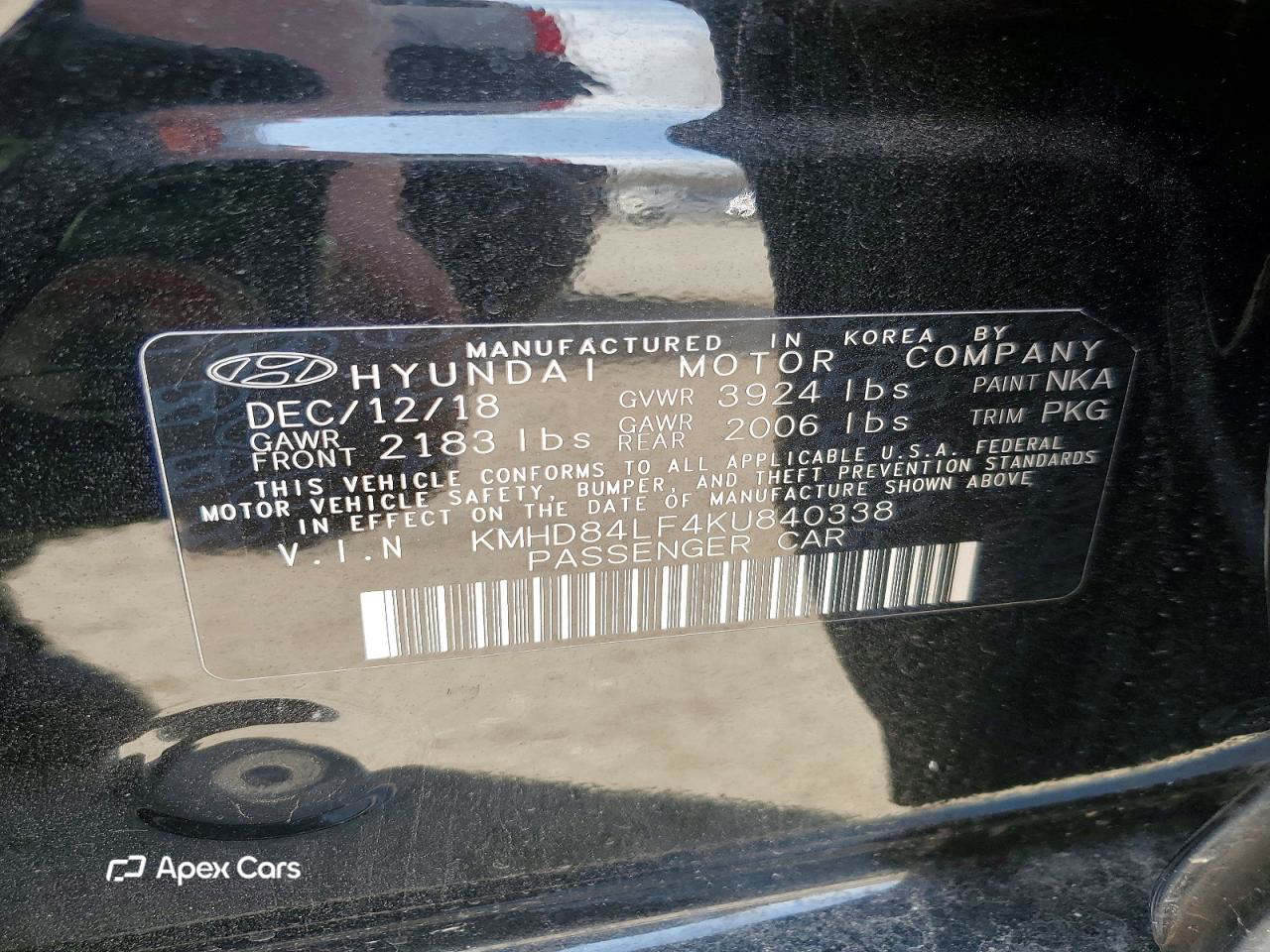 Hyundai Elantra 2019