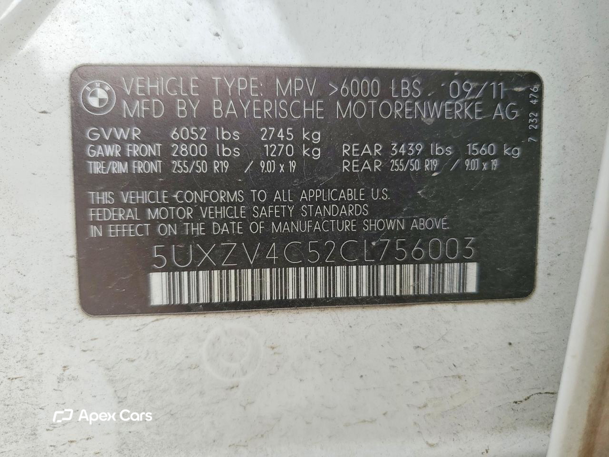 BMW X5 2012