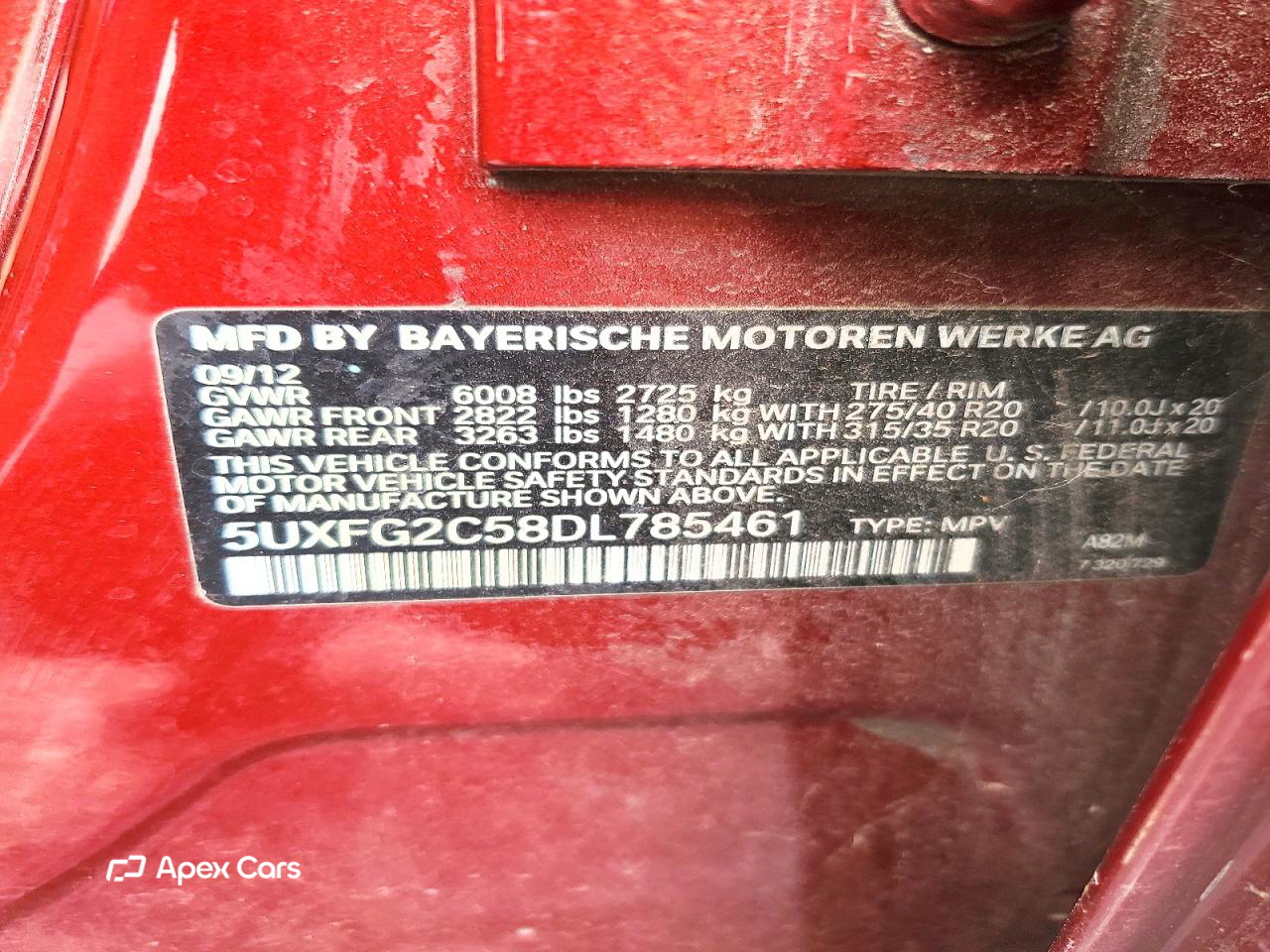 BMW X6 2013