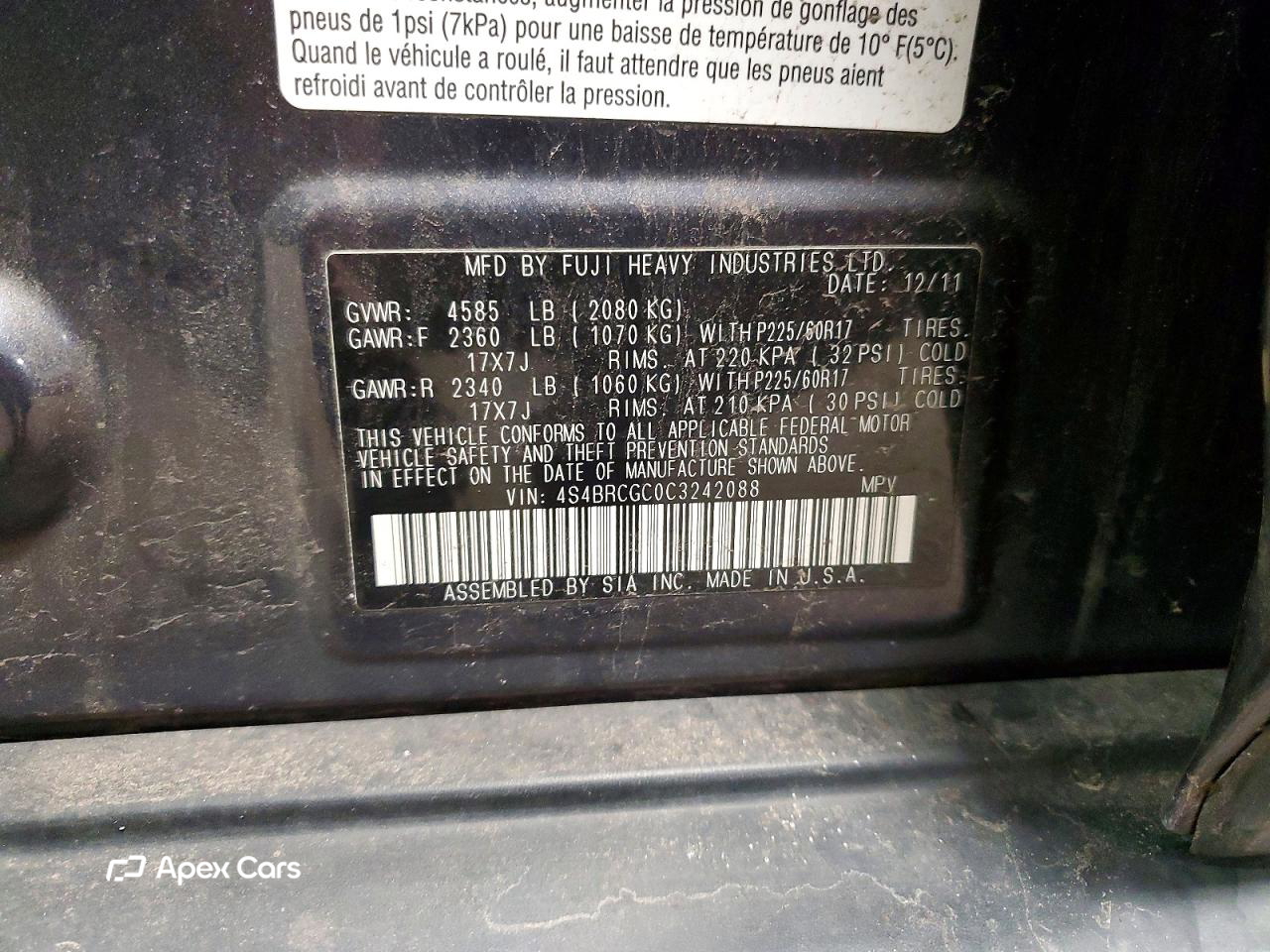 Subaru Outback 2012